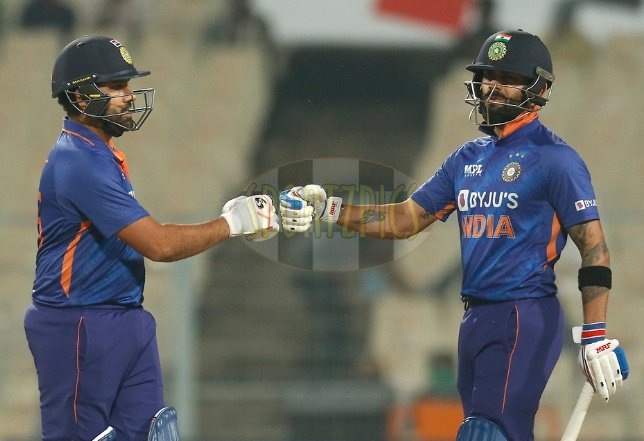 SPORTYVISHAL's tweet photo. Pic of the day ❣️ #Rohirat 

#INDvWI | #RohitSharma | #Viratkohli https://t.co/6CDWJ287XH