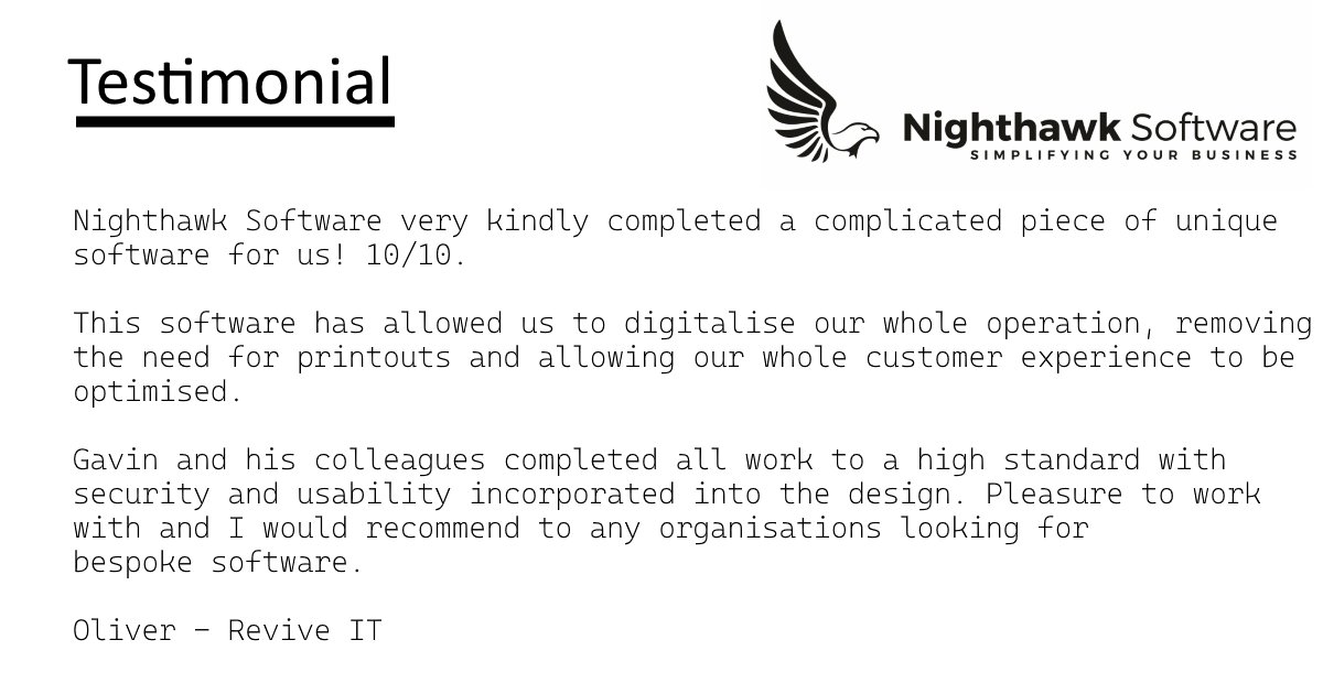 Nighthawk Software tweet media
