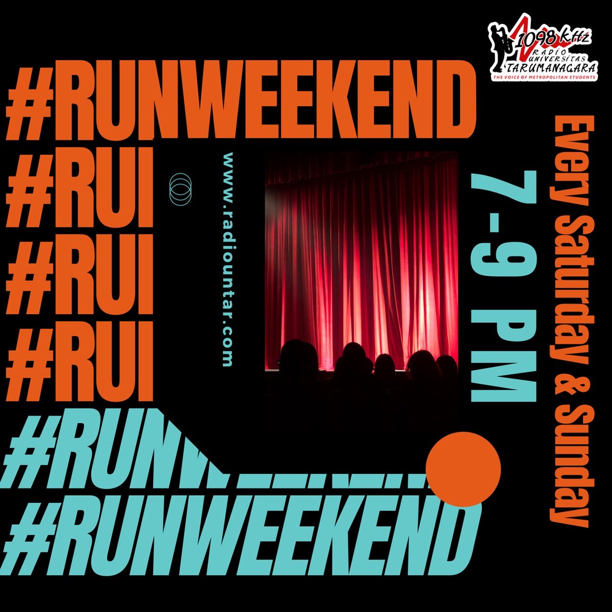 radiountar's tweet photo. Malam Minggu gini enggak enak ya kalo sendirian, jadi makanya yuk mari merapat bareng gue @elviragst dan DYDY di segmen #RUNWeekend ya! Pastinya bakal seru-seruan, so yeah stay tuned Sobat Muda ^^ https://t.co/RzddtvyoR9