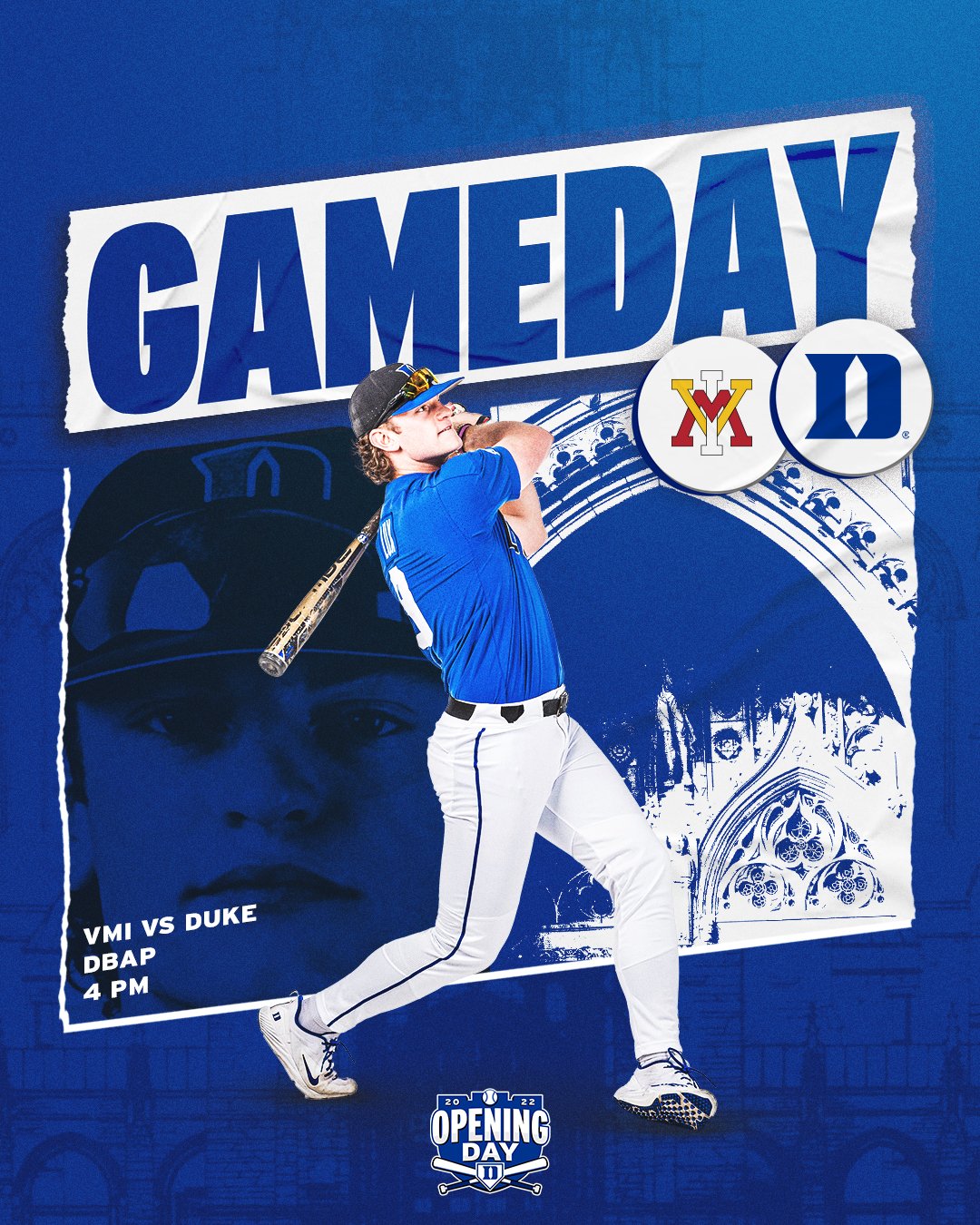 Duke Baseball on Twitter "It’s Opening Day in the Bull City! 🆚 VMI ⌚️