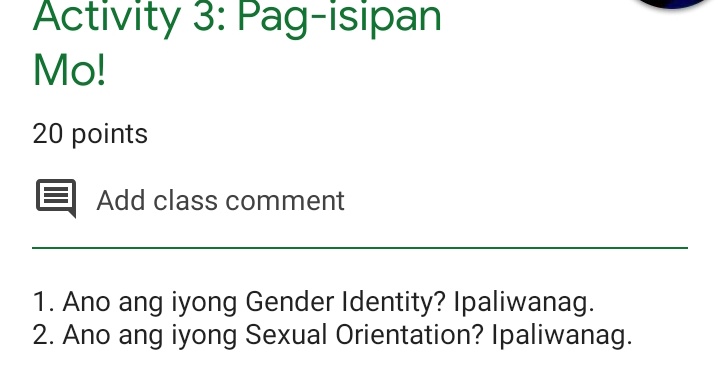 chocofIix's tweet photo. nakakatakot naman mag sabi ng gender identity dito wahaha https://t.co/dqYhTV75FO
