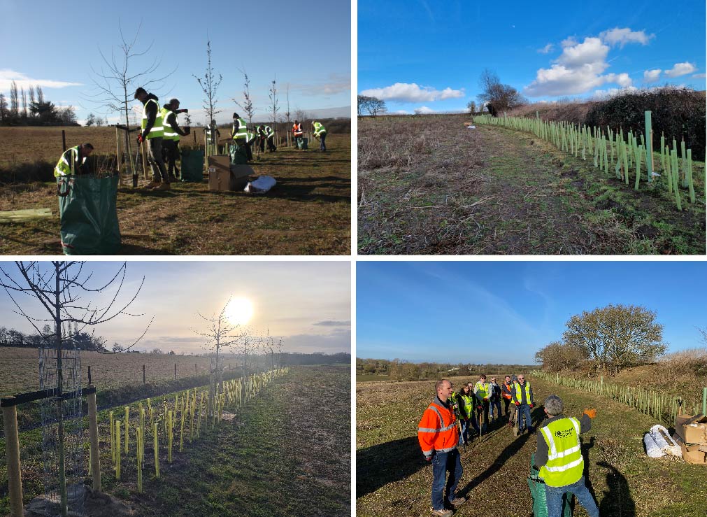 Last week we were hedgerow planting in the sunshine. 

Thank you @briggsequipment for helping us plant around 3750 trees, alongside 55 amazing volunteers.

#environment #sustainability #carbonneutral