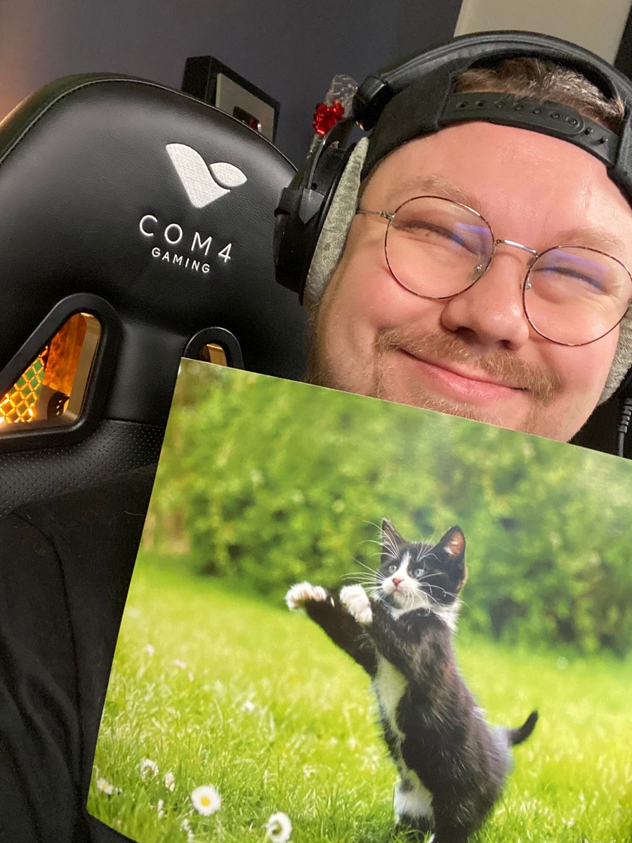 Kalle Koschinsky (@kallekoschinsky) on Twitter photo Werbung | Der Stream ist live. Ein Zuschauer hat mir Katzenbilder geschickt aber mein <a href="/Com4Gaming/">Com4Gaming</a> Stuhl kühlt die Gemüter direkt wieder ab: twitch.tv/kalle Werbung | Der Stream ist live. Ein Zuschauer hat mir Katzenbilder geschickt aber mein <a href="/Com4Gaming/">Com4Gaming</a> Stuhl kühlt die Gemüter direkt wieder ab: twitch.tv/kalle