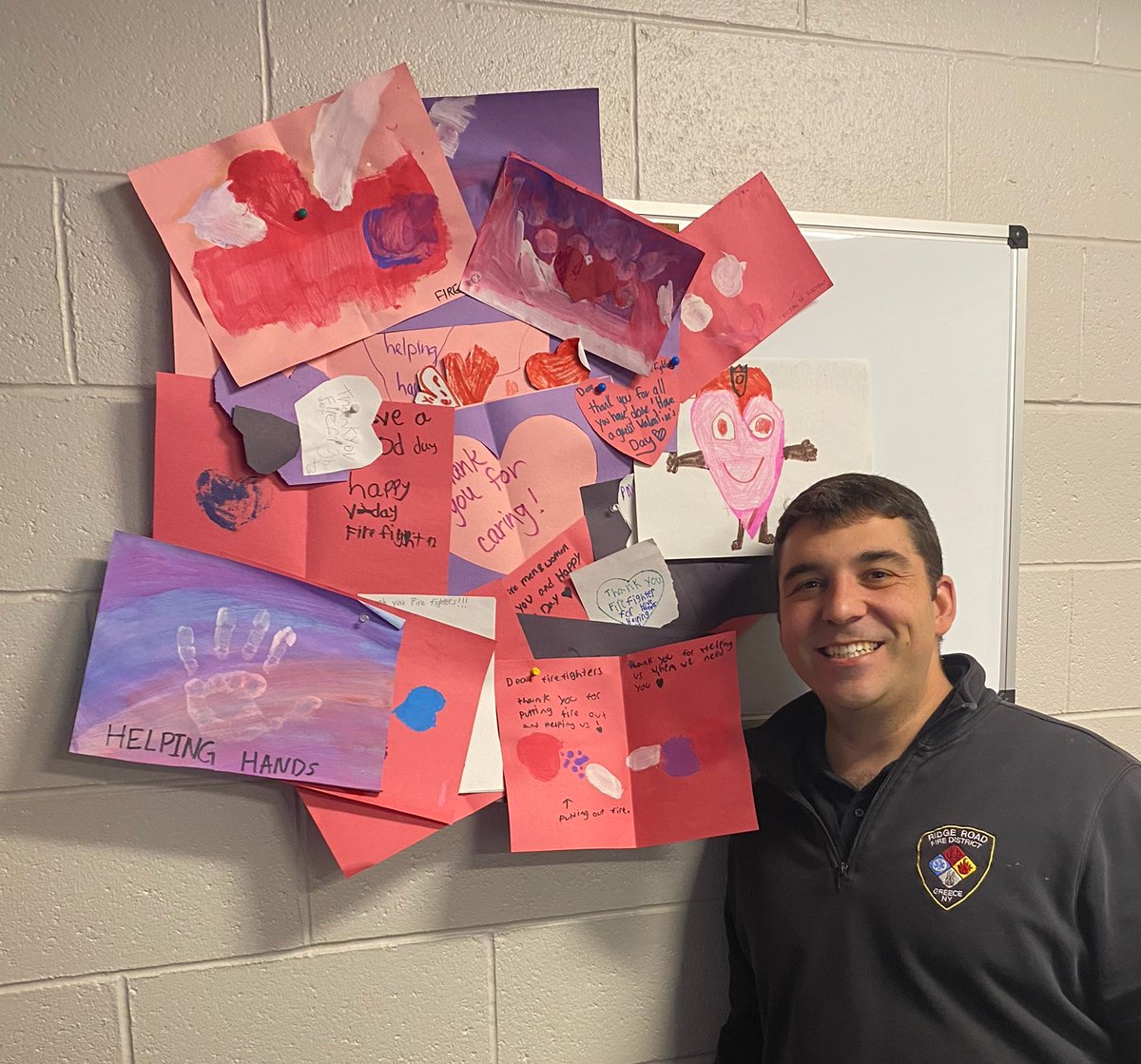 Thank you to the Brookside Elementary School for the Valentine's to us!