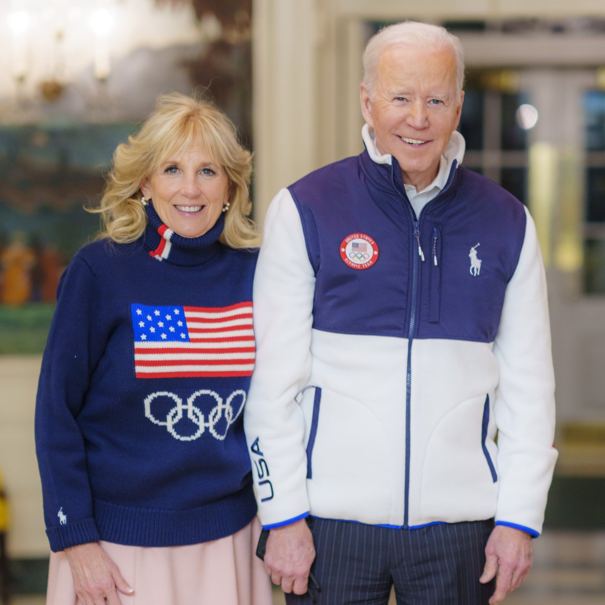 POTUS46Archive's tweet image. Let’s go, @TeamUSA! Jill and I are so proud of everything America's athletes have accomplished so far, and we look forward to seeing what you achieve in the days ahead. We’re cheering you on every step of the way.
