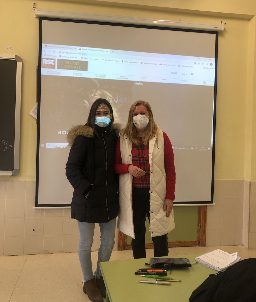 MayteSBM's tweet photo. Hoy primera visita de Monica a mi centro @SalinasVoz dentro #OBSERVA_ACTION #ONE2ONE @cfiesalamanca @CFPIdiomas @educacyl https://t.co/aNl54qwQjT