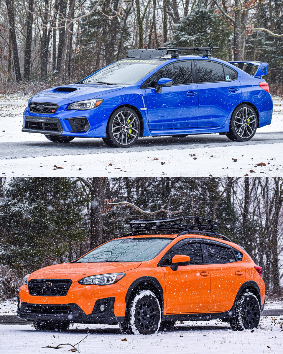 💙 or 🧡? Vote in the comments. #SubaruWRX #SubaruCrosstrek (📸: <a href="/BrianRodas17/">Brian Rodas</a>)