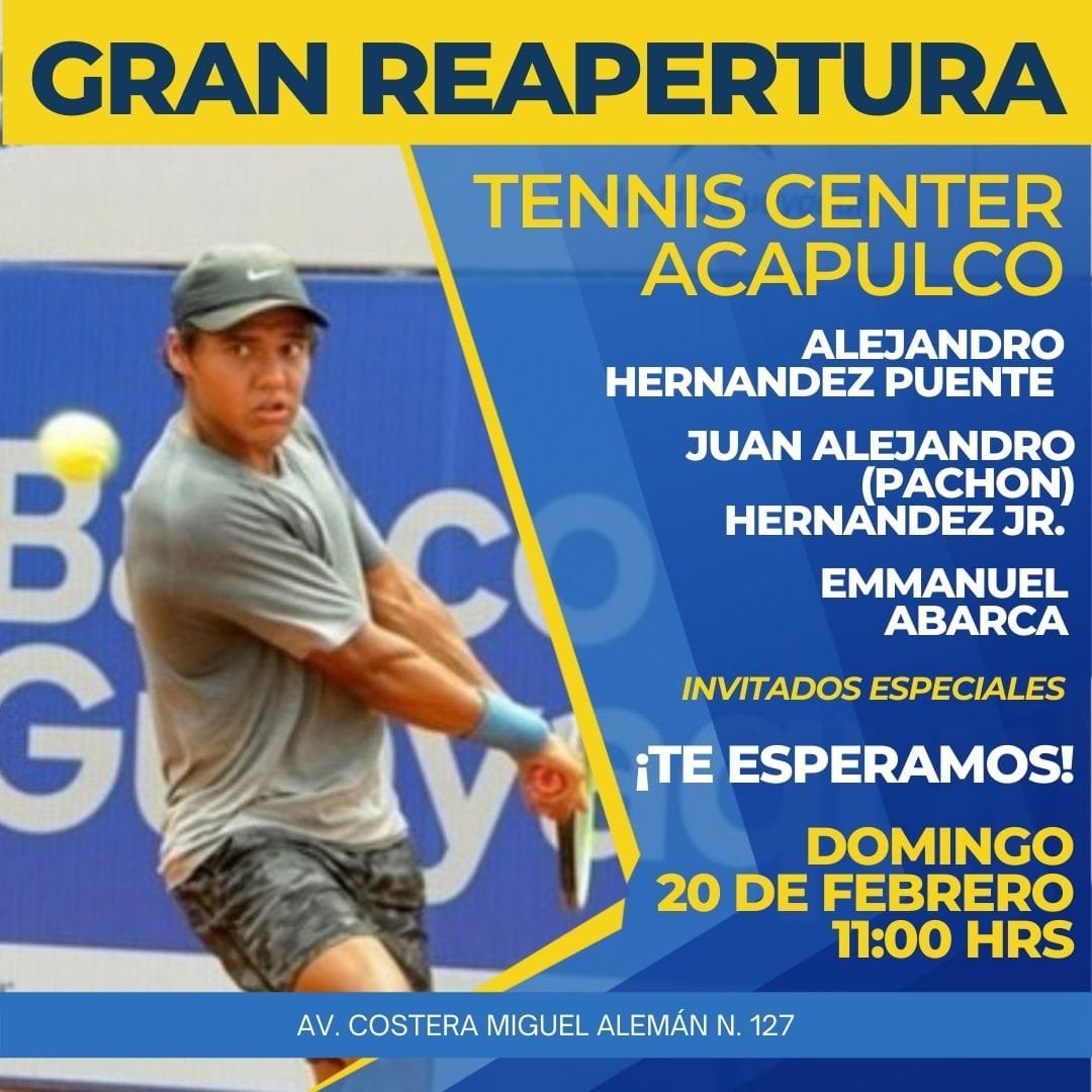 ramirezgaytanmx's tweet photo. !todo listo! #tenniscenteracapulco y #AMT2022 wow!! #modotenis https://t.co/BR68lb3iJz
