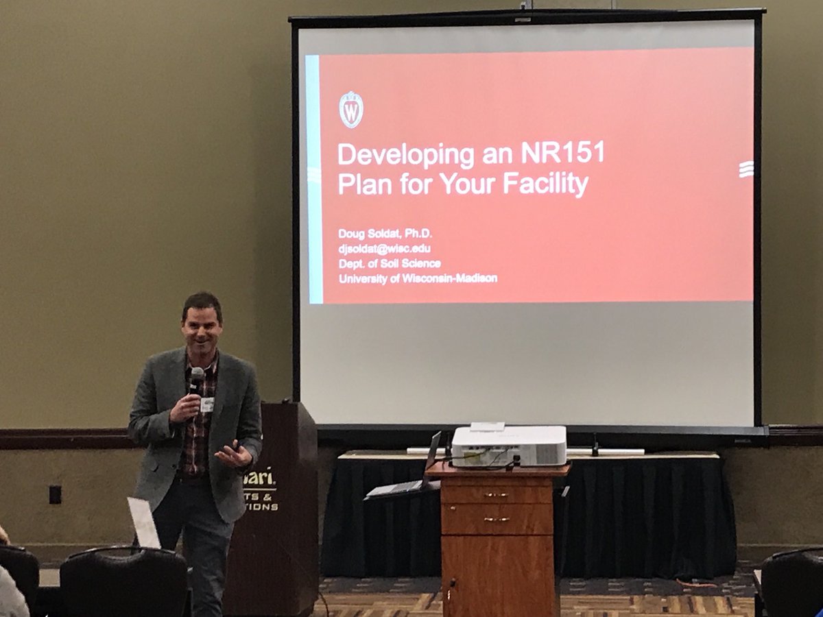 WisconsinSTMA's tweet photo. Dr Soldat starting off the WSTMA Education Conference with a NR151 For Your Facility talk. https://t.co/ILzlsNPgHs