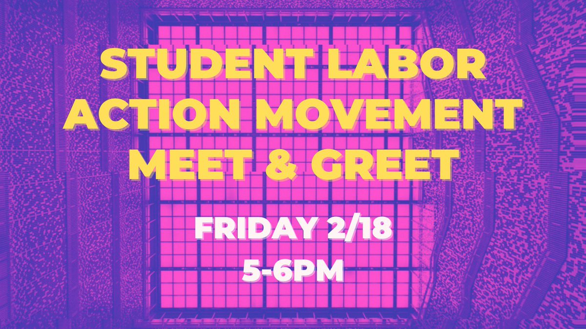 Join us today from 5-6 pm at the LL1 Group Study Room in Bobst for our first meeting of the semester!