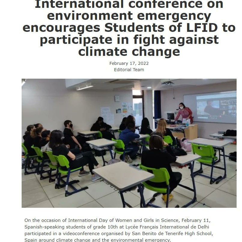 El #ProyectoDubini, impulsado por <a href="/Yoquierapromat/">Yo Quiero Aprobar Mates</a> y #EleComoPuente, en la 📰prensa 🇳🇪india. <a href="/alexdubini/">Alexandra Dubini</a>