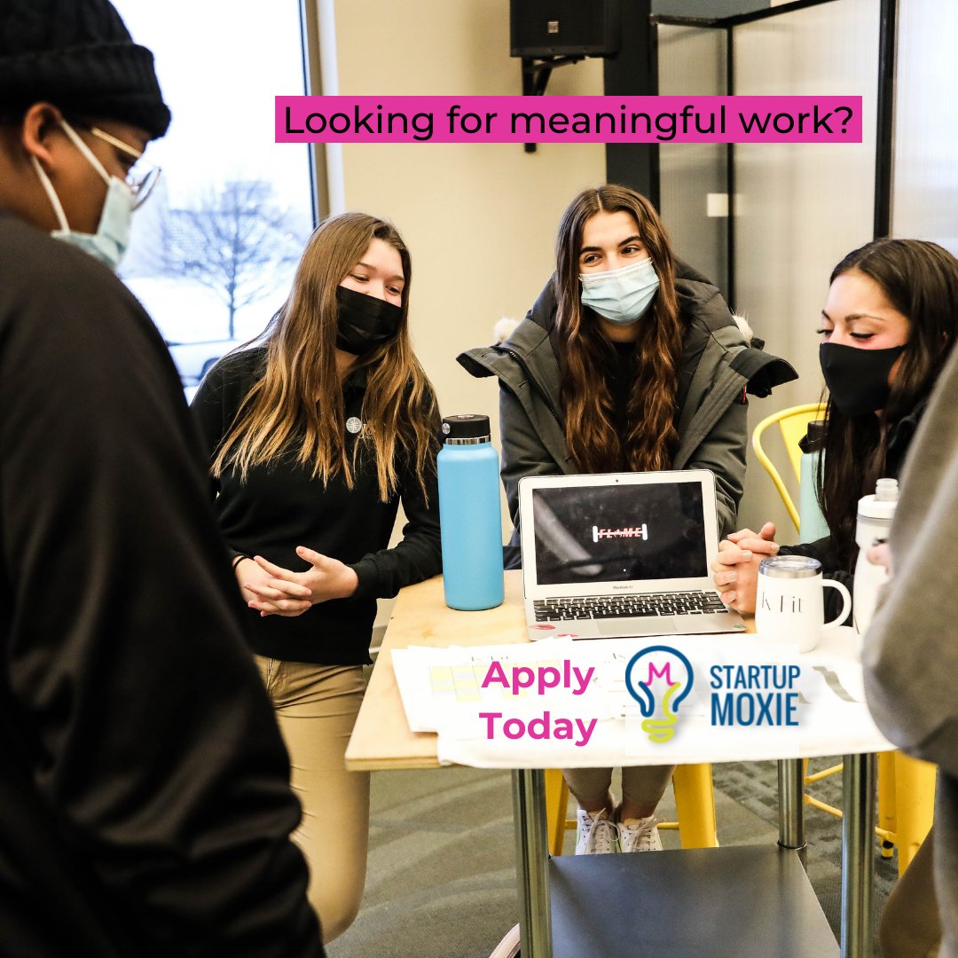Looking for meaningful work? Find it at Startup Moxie. 

Apply by Friday, February 25th

Visit moxieinthemaking.org/apply/ for more information and to start your application. 

#entrepreneur #entrepreneurshipeducation #RISE #startupmoxie #entrepreneurindiana #sjcin #meaningfulwork