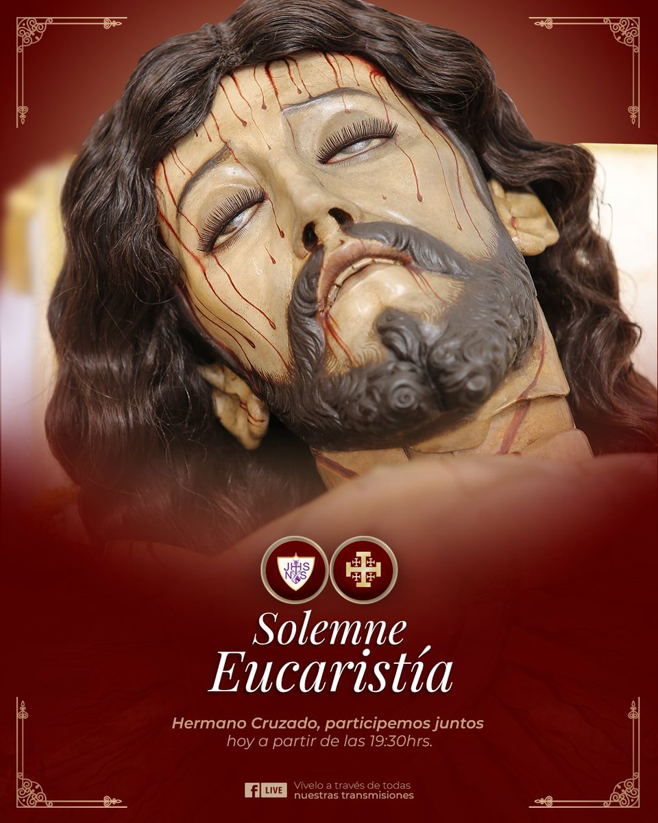 Recotwitt's tweet photo. 'Déjanos disfrutar eternamente de tu divinidad, por el misterio de tu amor tu Cuerpo y Sangre, Señor.

Viernes Devocional en torno al Altar.

Santa Eucaristía del mes de Febrero.

#ViernesDevocional 
#UnidosEnOracion 
#UnidosPorNuestraHermandad
#LaReco
Soy #DeCorazonRecoleto https://t.co/ApRo64PBsV