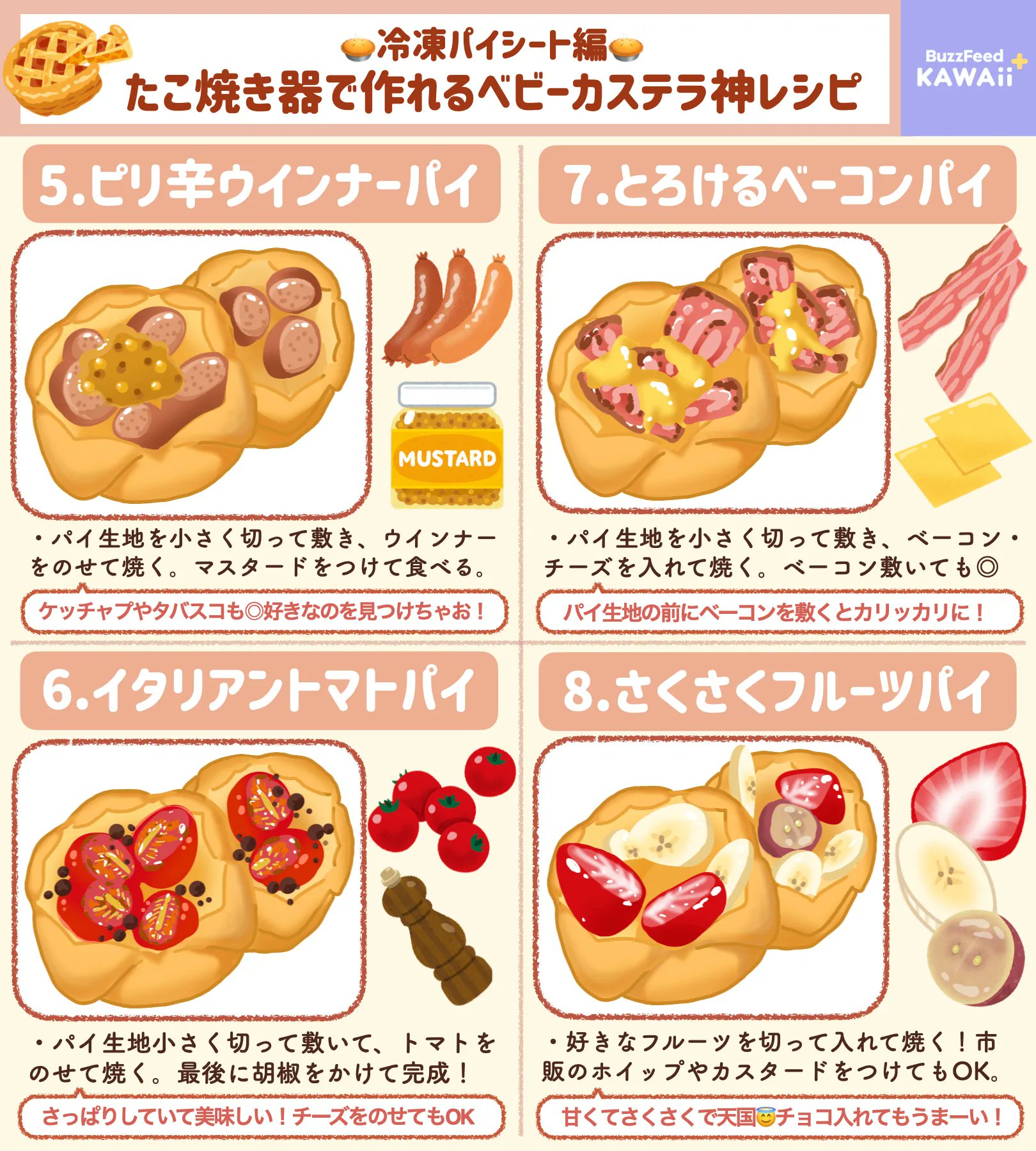 たこ焼き器で作れちゃう ホットケーキミックスや冷凍パイシートで作る ベビーカステラ レシピ8選 話題の画像プラス たこ焼き器で作れちゃう ホットケーキミックスや冷凍パイシートで作る ベビーカステラ レシピ8選 話題の画像プラス