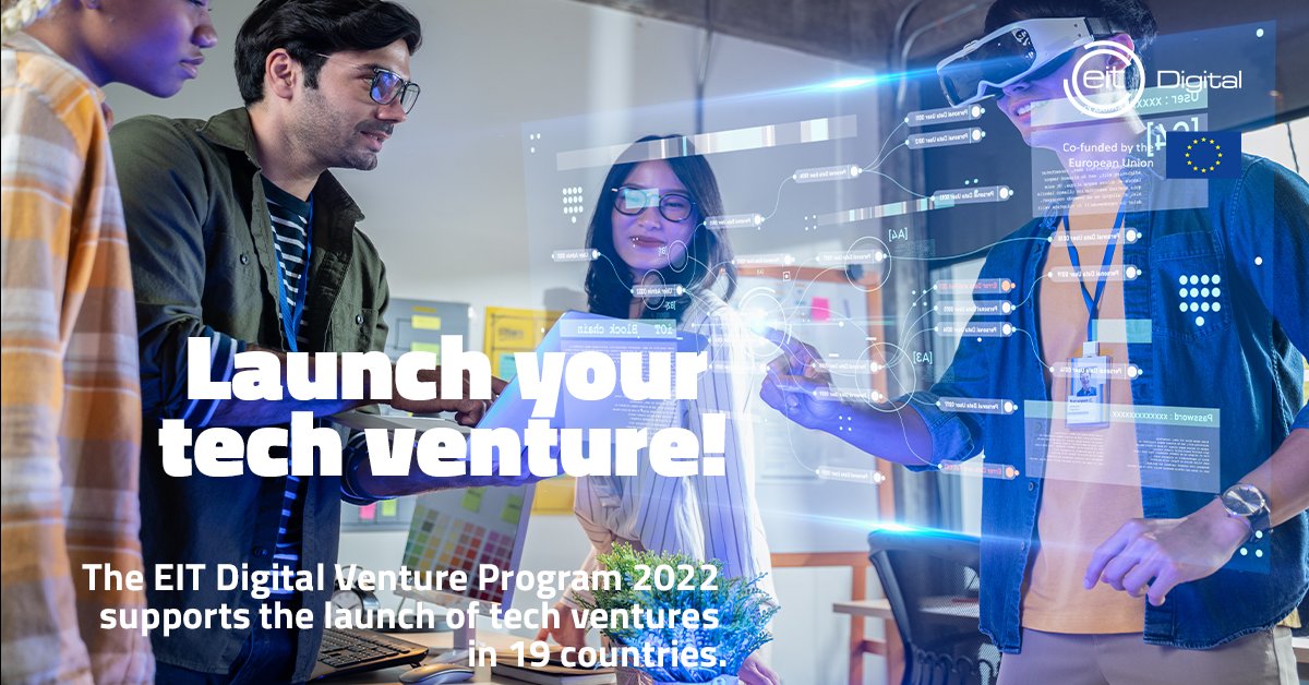 Found.ation (@found_ationgr) on Twitter photo 📢 The 5th edition of the <a href="/EIT_Digital/">EIT Digital</a> Venture Program is here!
💥Providing financial support up to €25.000 to tech entrepreneurs from Greece, Cyprus, and 17 other EU countries!
🚀 Apply by the 8th of April 2022:
thefoundation.gr/2022/02/17/eit…
#poweredbyFoundation 📢 The 5th edition of the <a href="/EIT_Digital/">EIT Digital</a> Venture Program is here!
💥Providing financial support up to €25.000 to tech entrepreneurs from Greece, Cyprus, and 17 other EU countries!
🚀 Apply by the 8th of April 2022:
thefoundation.gr/2022/02/17/eit…
#poweredbyFoundation