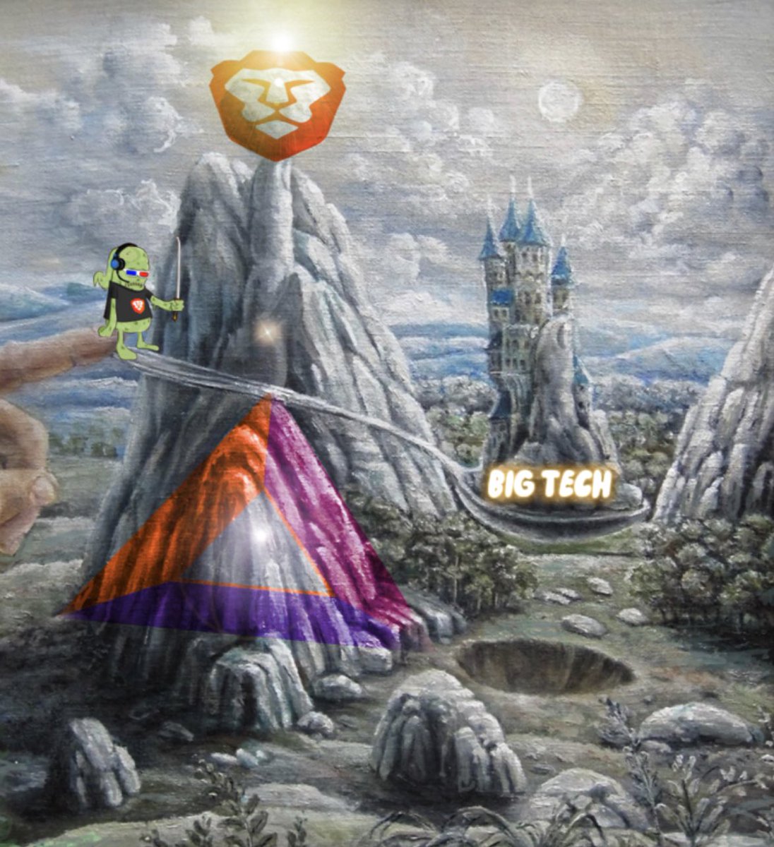 With #NFT projects sharing profits for the community like @JellyInvaderz. 

I believe <a href="/Brave/">Brave</a> will be strong enough to defeat many #BigTech and be the leader of the #web3 

Let's gooo🔥🔥
$BAT and #JellyInvaderz 💪🛸🌔👽

#BAT_Brigade #NFTCommmunity #ETH #Invazion #PrivacyMatters