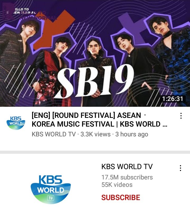 CharmanderNiJah's tweet photo. Grabe SB19 yung thumbnail!! KBS yan oh! Lakas😭😭

@SB19Official #SB19 https://t.co/4abWEqD3H8