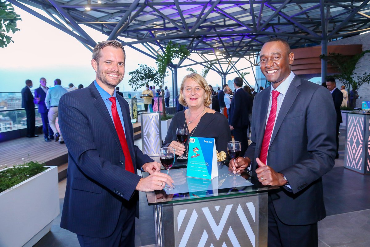 GermanyinKenya's tweet photo. German Financial Cooperation in π°πͺ keeps going strong.
Yesterday, the German Desk at I&M Bank marked a huge milestone: 5 years of operations in π°πͺ. π©πͺEmbassy ChargΓ© d'affaires a.i. Thomas Wimmer joined other stakeholders in marking this feat!
#GermanDesk #FinancialCoop https://t.co/G47LcpLfEo
