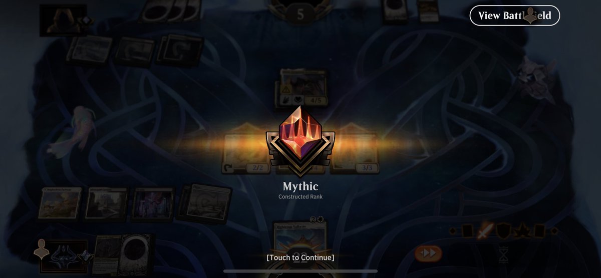 Jonah_Power's tweet photo. First time hitting Mythic #MagicTheGathering #MTG #MTGArena https://t.co/dOaPTXhlcK