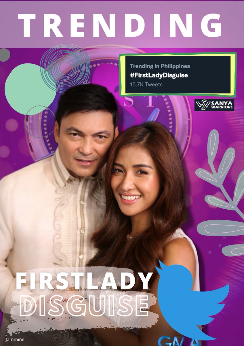 jammine_maniaul's tweet photo. Grabe we are trending again with 15.7K and still counting! Solid niyo guys! Salamat sa isang linggong puno ng saya First Lady fam! Congratulations!
#FirstLadyDisguise
@sanya_lopez @SanyaWarriors @akosi_LA @JojoNones @GMADrama https://t.co/I4xGfWwtSI