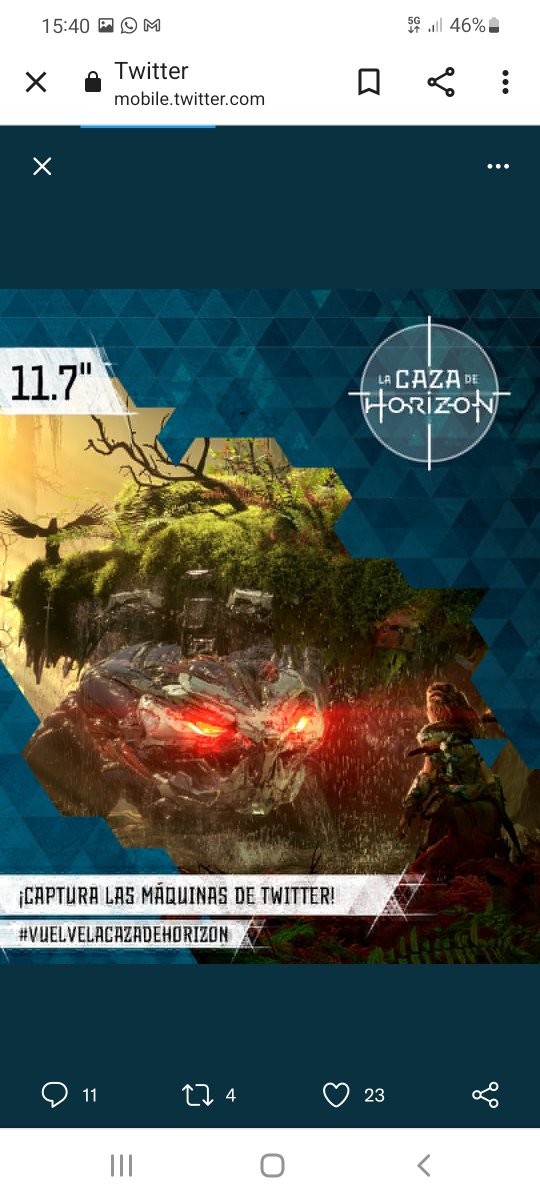 CrisLafu95's tweet photo. #VuelveLaCazaDeHorizon @PlayStationES @3djuegos @Areajugones https://t.co/eGBV37aANa