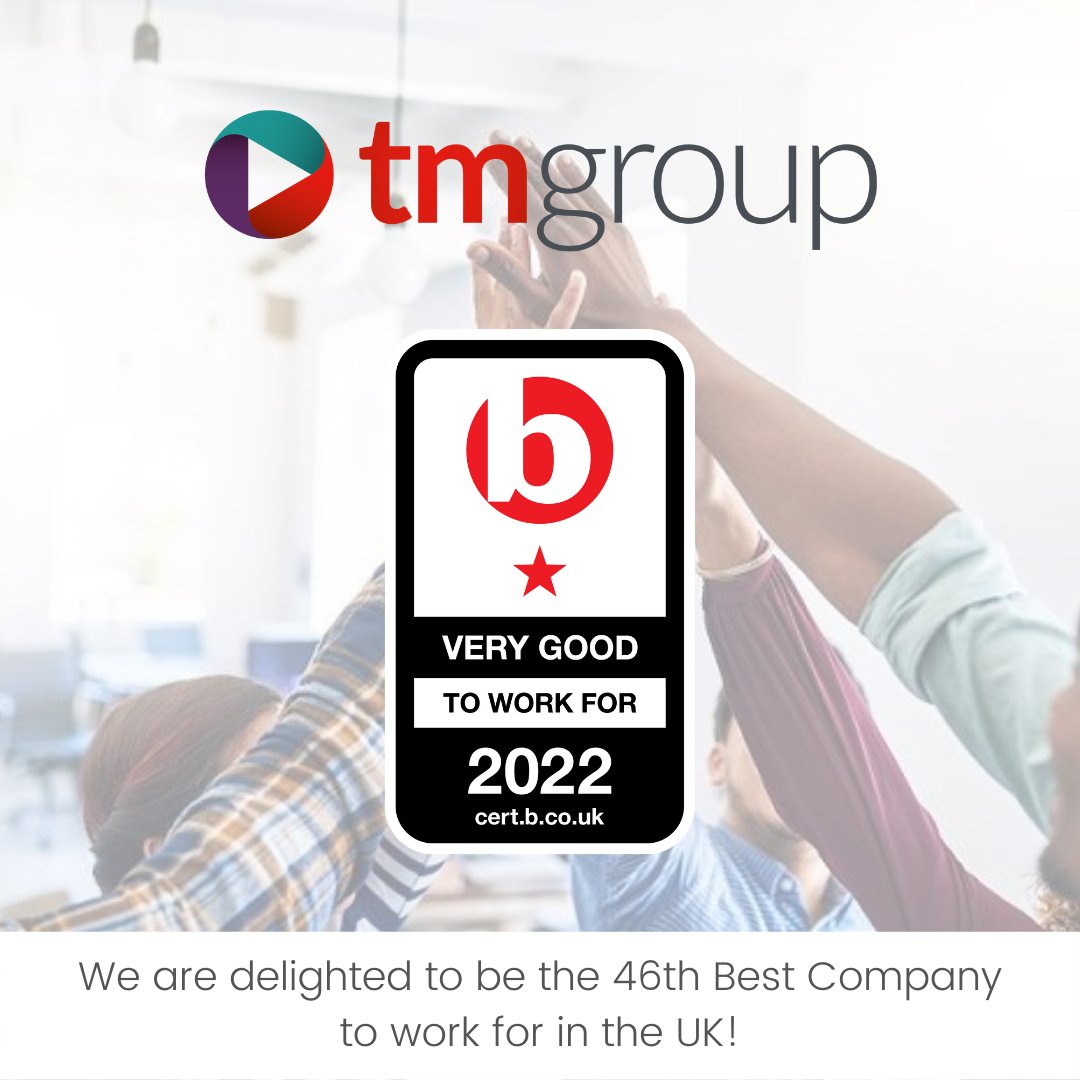 TM_Property's tweet photo. What a brilliant afternoon!

We are delighted to be the 46th Best Company to work for in the UK!

Being named as one of the UK’s Best Companies to Work for is an accolade we can be truly proud of

#BestCompaniesLive https://t.co/s8fZP7eUUp