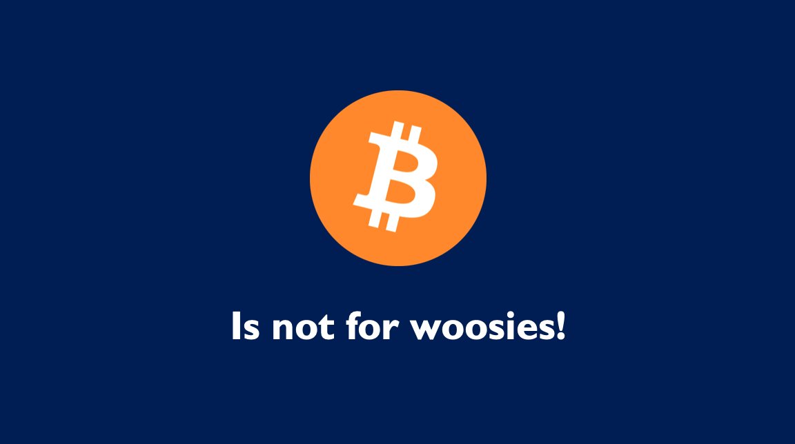BitcoinGustavo's tweet photo. SELL, SELL, SELL ... #BITCOIN IS NOT FOR #WOOSIES! https://t.co/lYqsfxAjlC