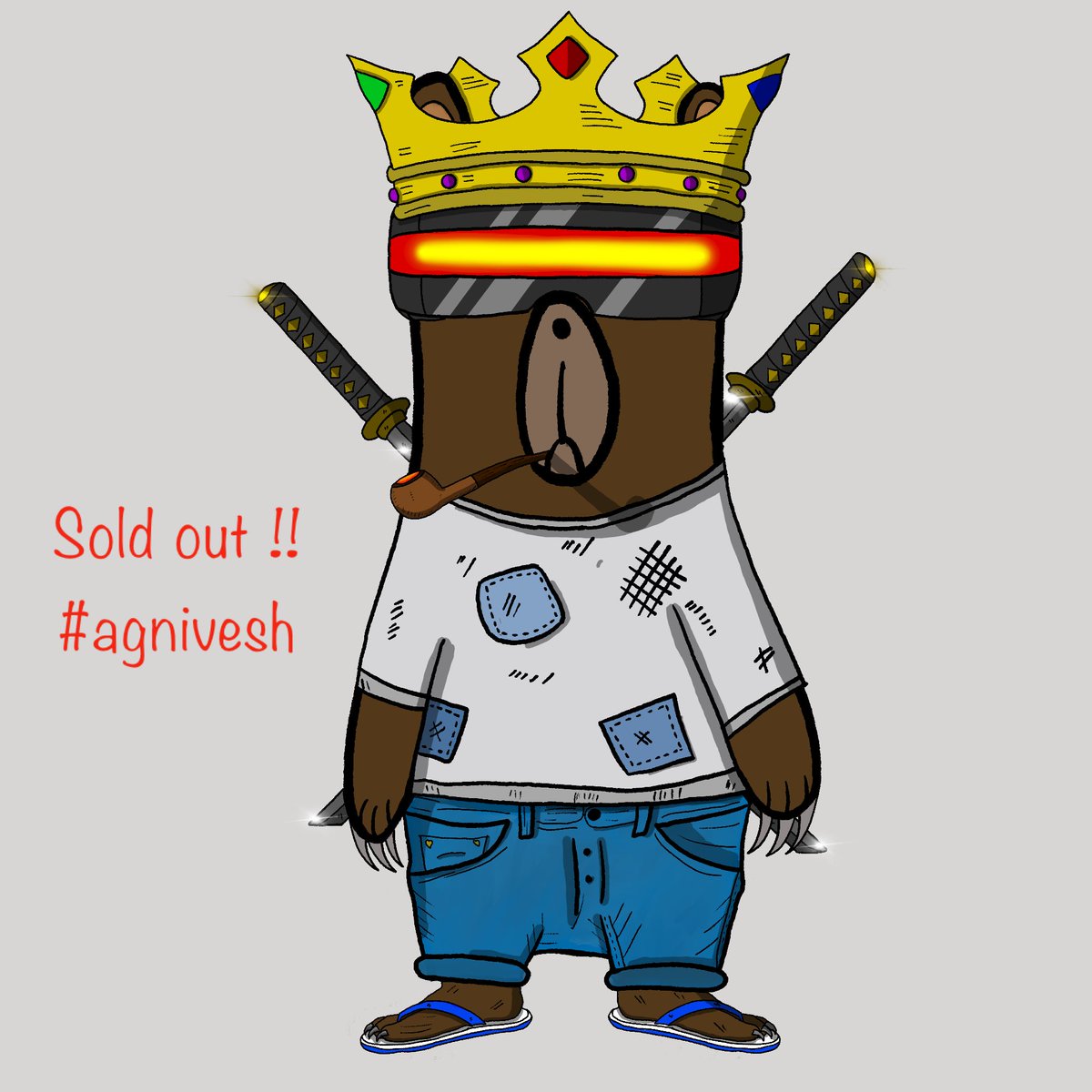 🐻 Standing Bear #202🐻

Sold out !! 🔥 

Thanks again 🙏 agnivesh 🎊

#CRO      #LoadedLions #LoadedLionsFam #LoadedLionsNFT #LazyLionsNFT #LazyLions #nftcollector #NFT #NFTs #cryptocomnft #nftart #StandingBear #nftcollectors #NFTCommunity #NFTdrop