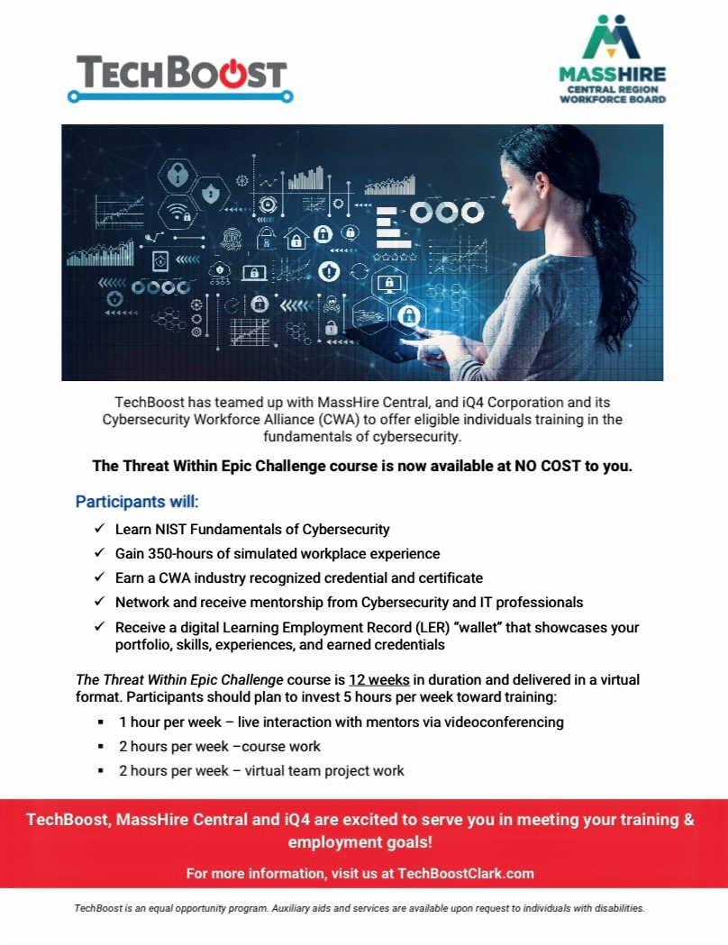 masshirecentral's tweet photo. Did someone say #Free #Training Friday? Consider these #careerdevelopment opportunities! @TQAClark @dugmav11 @PCG_US @ClarkUniversity #CEOh #TechBoost #IT #tech #CDL @MAWorkforce @TweetWorcester @chamberworc @CentralMATweets https://t.co/RRV56MgygF