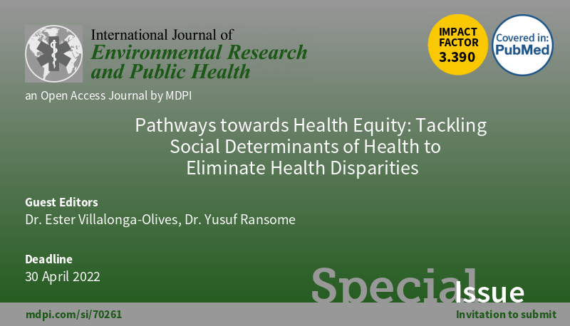 Deadline extended to 30th April 2022. We have the option to waive publication fees for up to 3 high-quality articles. If you are interested in submitting, please send an abstract for review by the end of March. Mdpi.com/si/70261