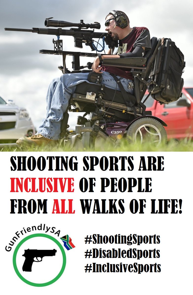 Shooting Sports is probably one of the most inclusive Sport types out there. Everyone can participate. #ShootingSports #DisabledSports #InclusiveSports