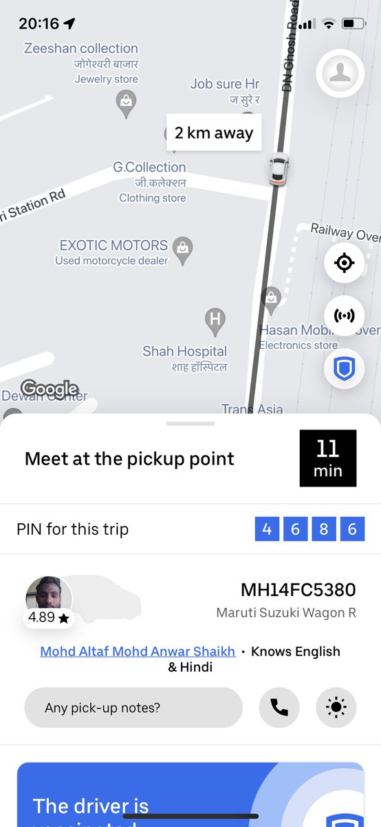 rujuta_sule's tweet photo. Another one just for @Uber_India.. uber driver asked me to cancel the ride after knowing the destination and i did not…this is what happened next…WHAT A SHAME! https://t.co/MMbKeo6dv5