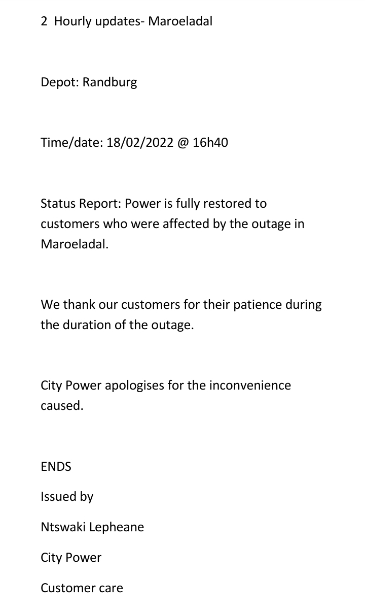 @CityPowerJhb tweet media