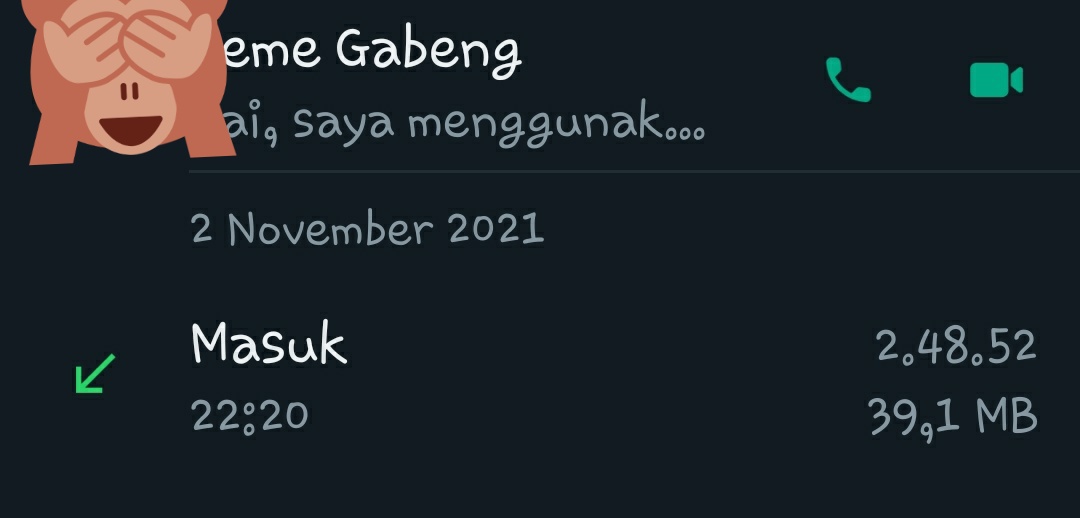 youngirl05's tweet photo. Awal awal ngomongin apa aja anj :) skr di bales chat aja udah berasa laporan ke satpam 👍 https://t.co/rDxPpu23xE
