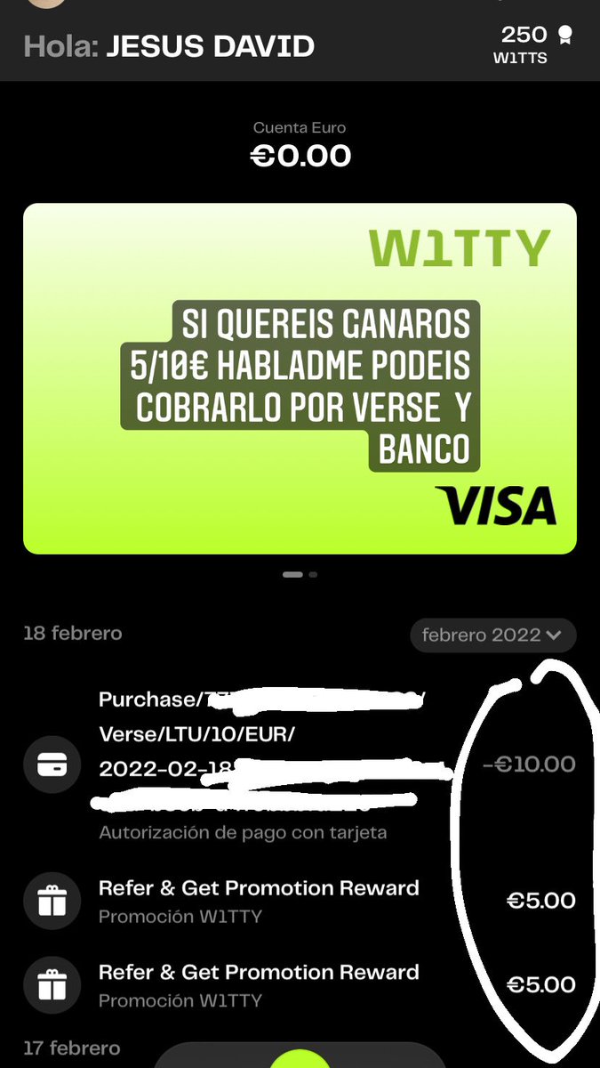 Si quereis ganaros 5/10€ habladme es sencillo y podeis sacarlo por verse y banco