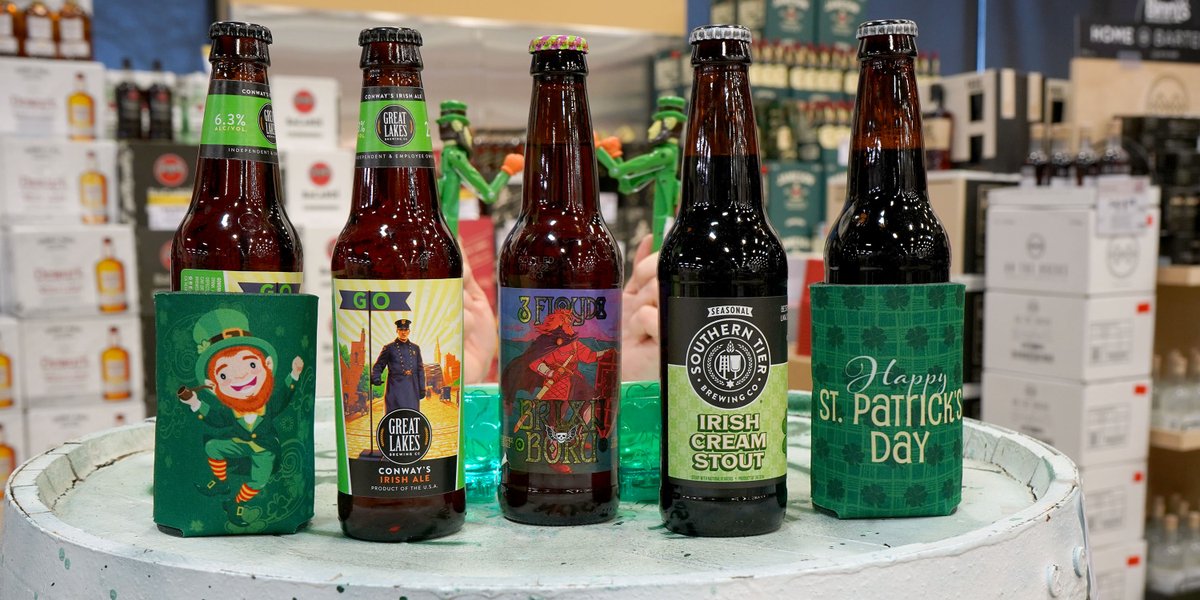 BinnysBev's tweet photo. Seasonal #beer is released earlier and earlier so we'd be remiss not to let you know about these crafty #StPatricksDay beers now available in stores. Check out the #beerbuzz for more info.
https://t.co/pj5NJaJfEL https://t.co/1hpmMA4hFL