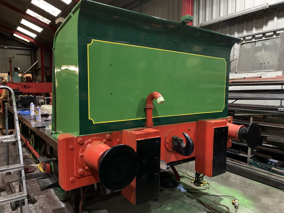 Vintage Carriages Trust (@vct_ingrow) on Twitter photo Work on our locomotive 'Sir Berkeley' is coming along nicely with our friends at <a href="/MiddletonRailwa/">Middleton Railway</a>! Here's a recent photo of some of the smart paintwork. Work on our locomotive 'Sir Berkeley' is coming along nicely with our friends at <a href="/MiddletonRailwa/">Middleton Railway</a>! Here's a recent photo of some of the smart paintwork.