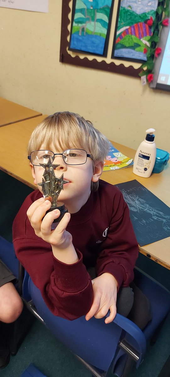 Our golden ticket winner has worked very hard all week 🙂