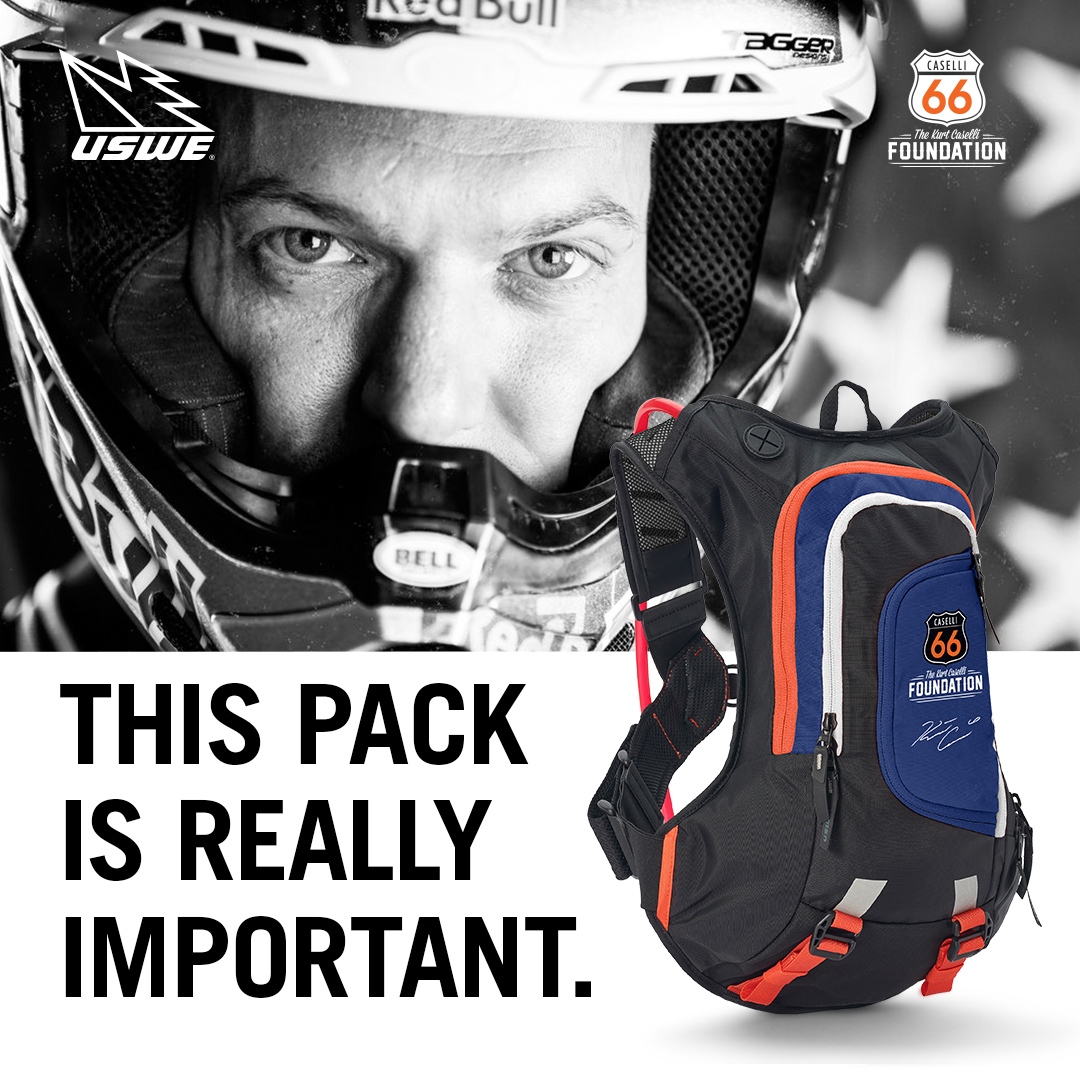 KC66Foundation's tweet photo. We together with @uswemotorsports are super stoked to present the new RAW 8 KC66 Edition Hydration Pack! Get yours now at https://t.co/ErtlvCdpIe  
#kurtcaselli #kc66 #caselli66 #uswe #hydrationpack https://t.co/ykF6wGYi48