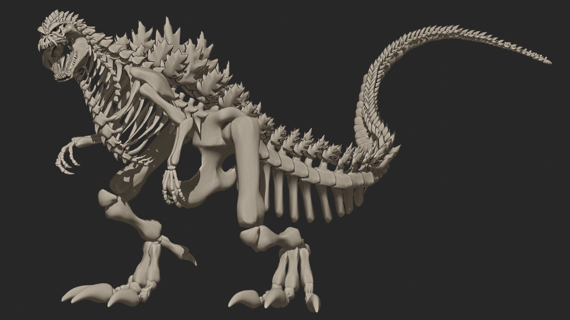ゴジラの骨格プラモデルで博物館ディオラマを製作！“情景王”山田