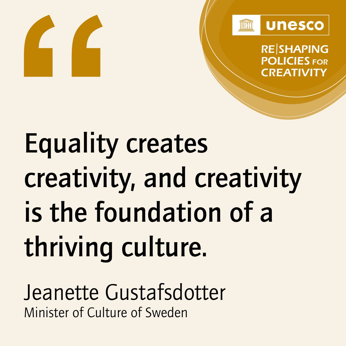 The new <a href="/UNESCO/">UNESCO 🏛️ #Education #Sciences #Culture 🇺🇳</a> Re|Shaping Policies for Creativity report paves the way to achieving thriving cultures through recommendations that promote creativity. 

Read the report here: unes.co/reshaping2022 #ShareCulture #SupportCreativity