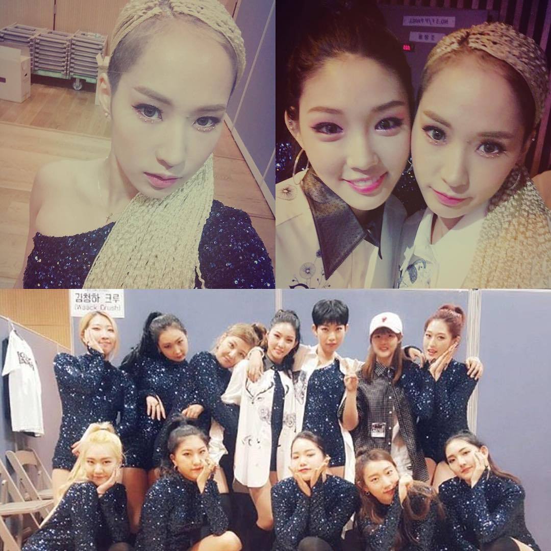 kchcherry's tweet photo. [160811] IG Nami Choi 

nami.choi_911: 
#hitthestage
#청하
#청하크루
#waackcrush
#고생하셨습니당 https://t.co/z9VC59WrEn
