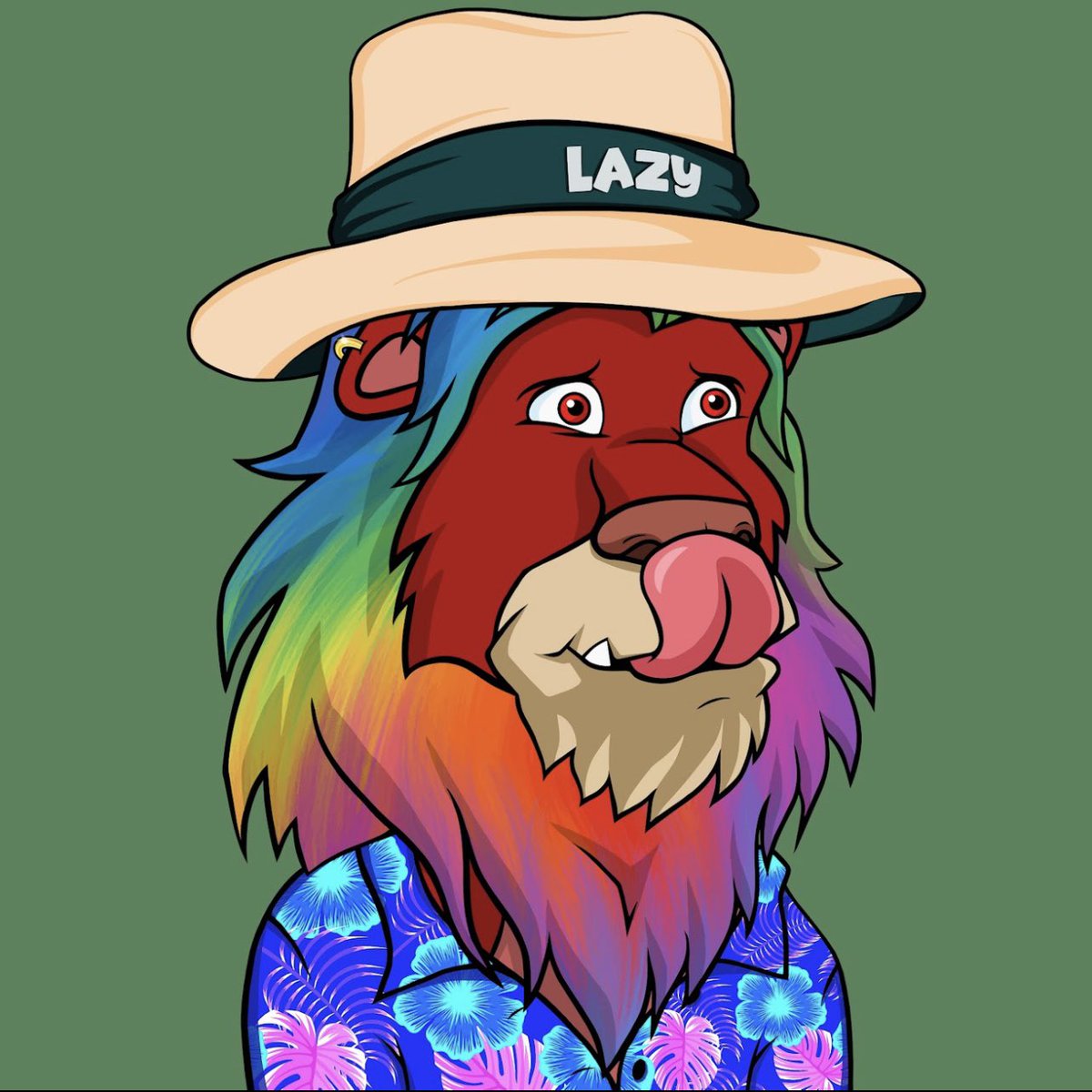 ramiro_mench's tweet photo. Added a BTC eyes / Cigar to the pride.  Thanks @m3ssengr for the smooth transaction. #LazyLionsNFT. #LazyLions #SHBC #Cubs #ROAR @LazyLionsNFT @Coinbase_NFT @loudmouthlion @DDish123 https://t.co/aSNDla7vCp