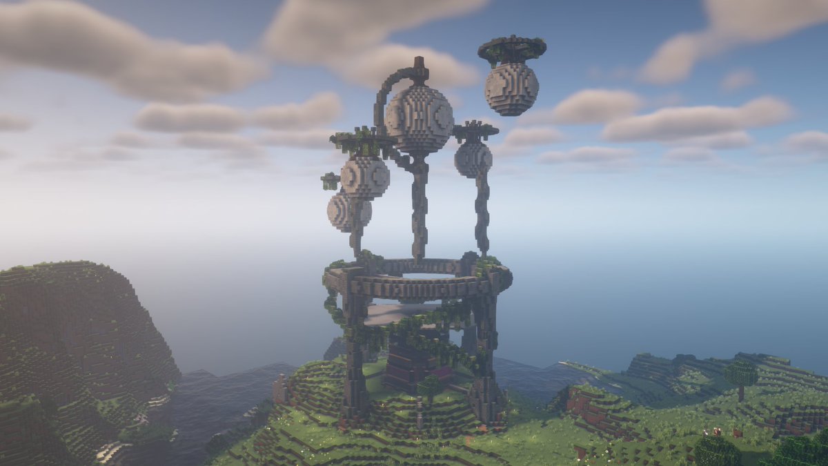 KatzTheGnome's tweet photo. The Creeper Monument is nearly complete. Just the Terraforming and Spawn-Proofing left. I feel like I could continue adding even more to it. 

#Minecraft #letsplay #gaming #twitch #caveupdate #Streaming #Minecraftbuilds #minecrafthouse https://t.co/uR0a02bGGK