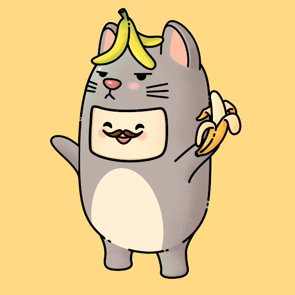 PlanktoonsNFT's tweet photo. 🌊 Planktoons x Cupcats 🧁

Cupkittens are quite...a-peel-ing 🍌😏

Let me pour you a tea-se 🍵😏 

😼5 Pre-sale spots are up for grabs!

1️⃣Follow @catsinthecups &amp; @planktoonsNFT
2️⃣❤️, 🔁, tag 3 pals
3️⃣Winner chosen in 24 hrs! https://t.co/PwgK4NKqTd
