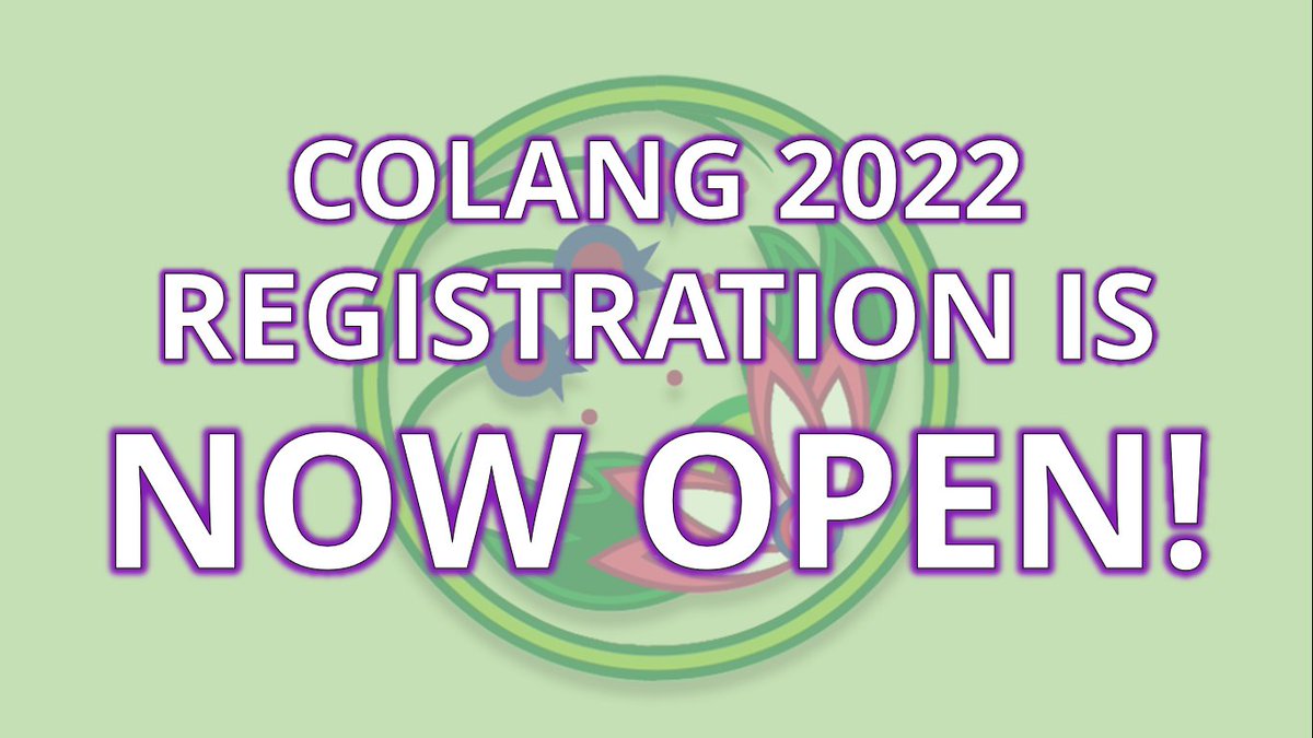 Follow this (exact) link to register for CoLang 2022!!!! 👏👏👏
xcdsystem.com/colang2020/att…