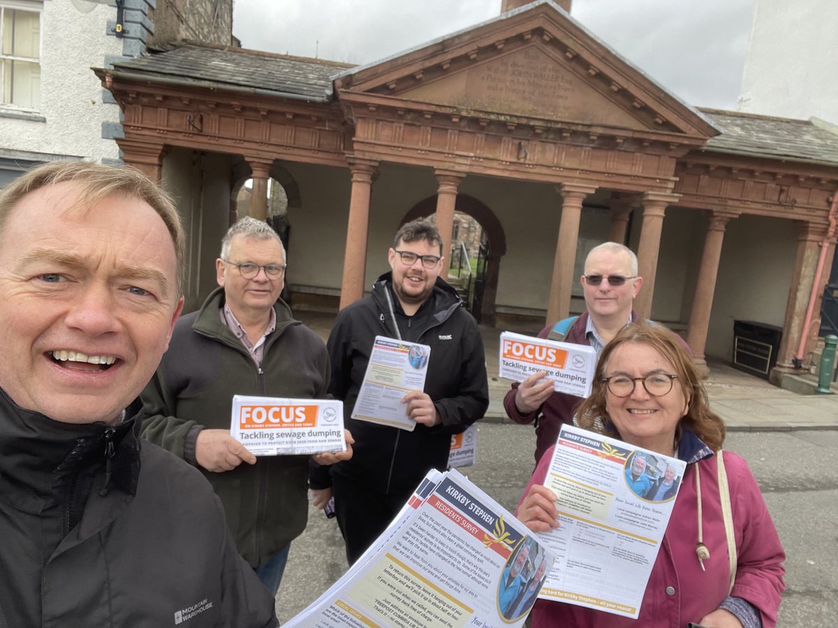 timfarron's tweet photo. I’ve had a lovely time meeting and listening to residents in Kirkby Stephen, Appleby, Greystoke and Penrith. Thanks so much for having me and for sharing your concerns on rural housing, farming, healthcare and - how shall I put it - ‘integrity and honesty in politics’! https://t.co/tLzdD0LvjS