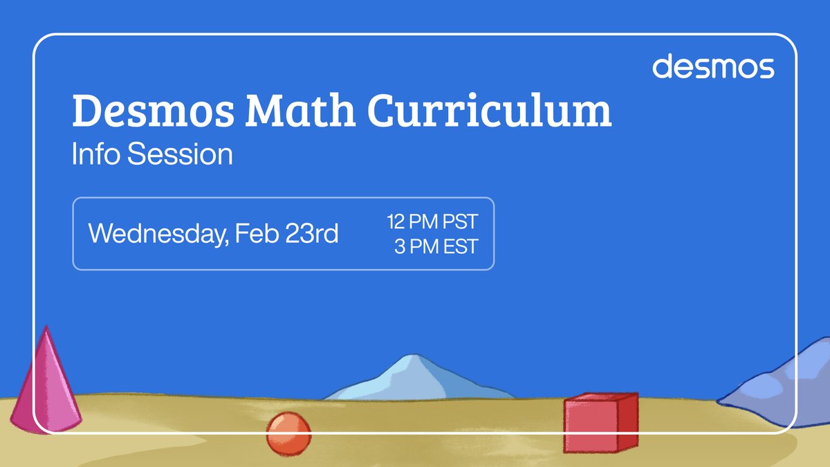 Desmos tweet media