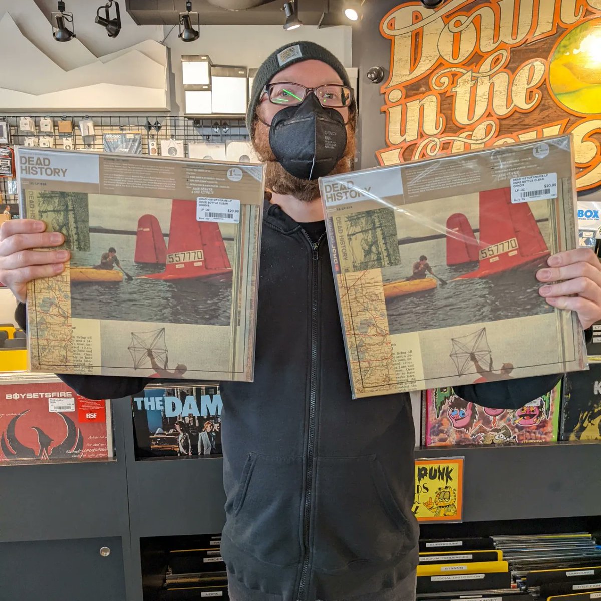 We have copies of the new <a href="/deadhistoryband/">Dead History</a> album in stock now! For fans of Quicksand, Texas Is The Reason take note. Beautiful screen printed packaging as well  via @Landland_USA #local #posthardcore #vinylrecords #vinyl