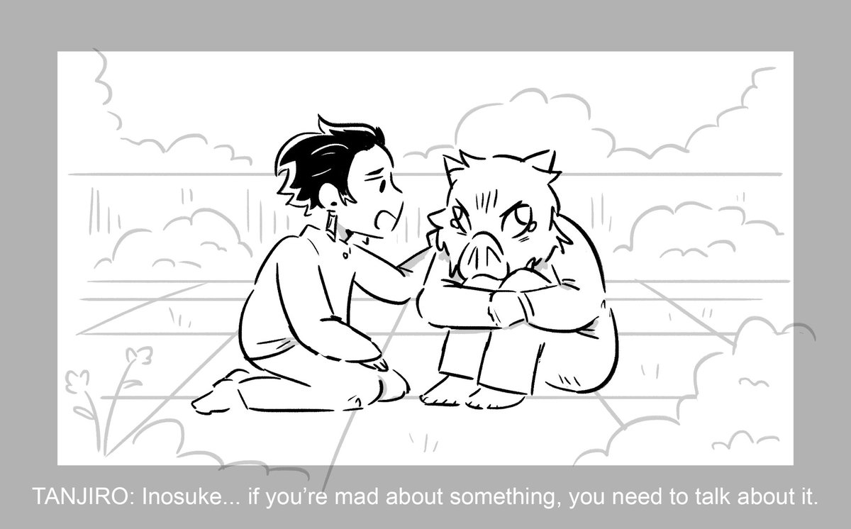 18 - Don't Look

*puts on a big scary mask so no one can see how upset I am and sits in a little ball* so true inosuke!

#Feboardary #Storyboard #DemonSlayer 